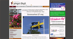 Desktop Screenshot of eksjo-pingst.se